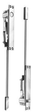 #7845 — Non-Handed Self-Latching Flush Bolt Set - Metal Door