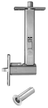 #7969 — Automatic Flush Bolt with Bottom Fire Bolt - Wood Door - Two Piece Design