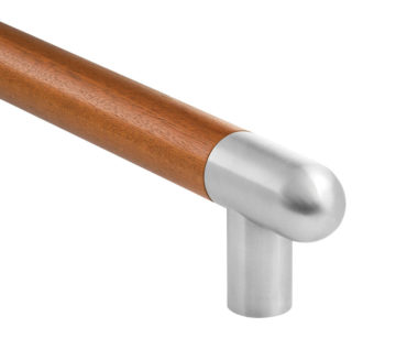 #VP6340 — Wood Center - Straight Post Mount - Round Ends