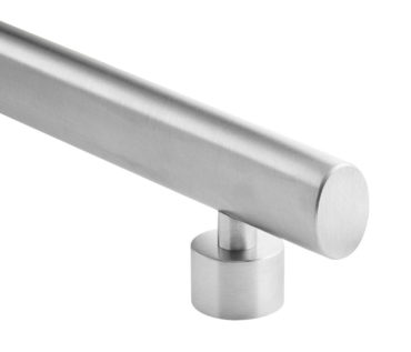 #VP7760 — Elliptical Oval Straight Post Mount - Square Ends with Step-Down Post
